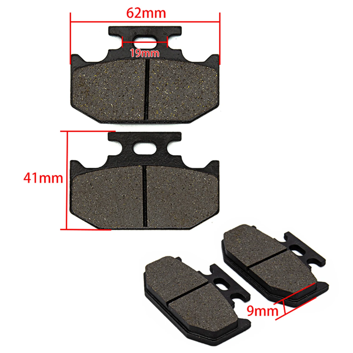 Kit de almofadas de freio dianteiras e traseiras para motocicletas, Peças para YAMAHA TTR250, TTR 250, L M N P R S T V YZ250, YZ 250, WRA A B D E F