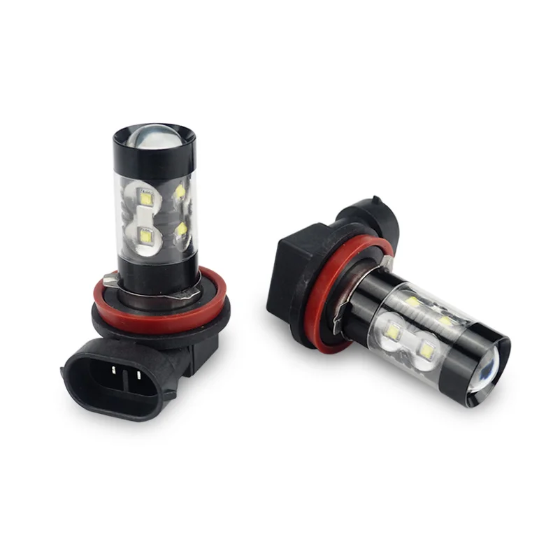 2pcs Car Fog Lights 9006 HB4 H8 H11 H7 H3 2504 LED DRL 50W For BMW E46 E39 E90 E60 E36 F30 F10 E30 E34 E92 X1 X3 X5 F25 E53 E84