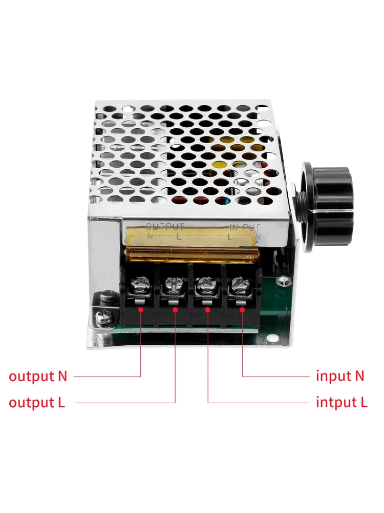 AC 220V LED Dimming Motor 400W 5000W Light Strip Dimmers ,Voltage Regulator High Power Thermostat SCR Speed Controller