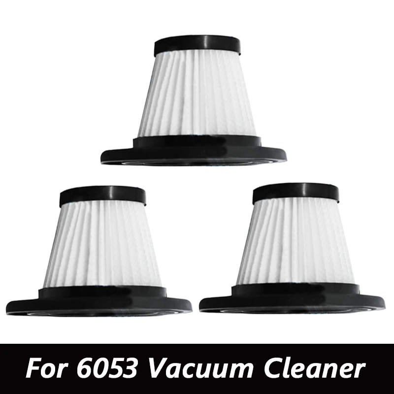 Original HEPA Filter 3pcs for 6053 Vacuum Cleaner Replacements Accessories Handheld Car Vacuum Cleaner Accessories