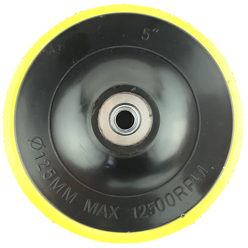 Flocking sandpaper sucker Auto polishing self-adhesive disk Back flannelette tray Angle grinder grinding 3inch 4inch 5inch