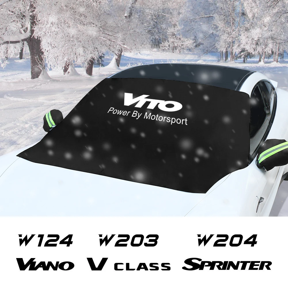 Magnetic Car Front Windshield Snow Cover For Mercedes Benz W124 W203 W204 VITO Sprinter Viano V-Class Auto Accessories