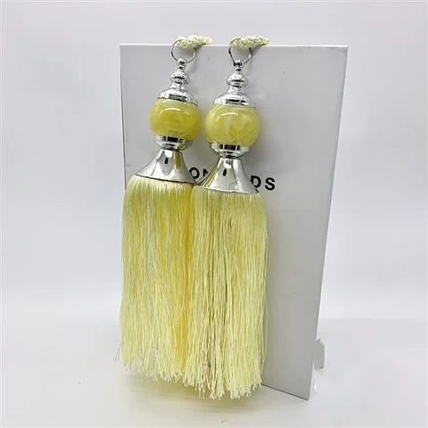 2PCS Curtain Tiebacks Tassel Curtain Clips Rope Curtain Tie Backs Holdbacks Decorative Curtain Holder Accessories For Drape