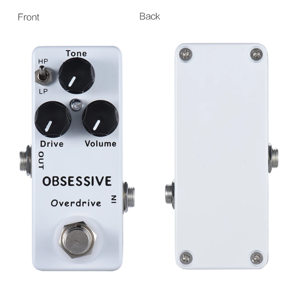 MOSKY تأثير الغيتار الإلكتروني دواسة الوسواس الوسواس Overdrive صحيح الالتفافية HP LP الغيتار أجزاء وملحقاتها