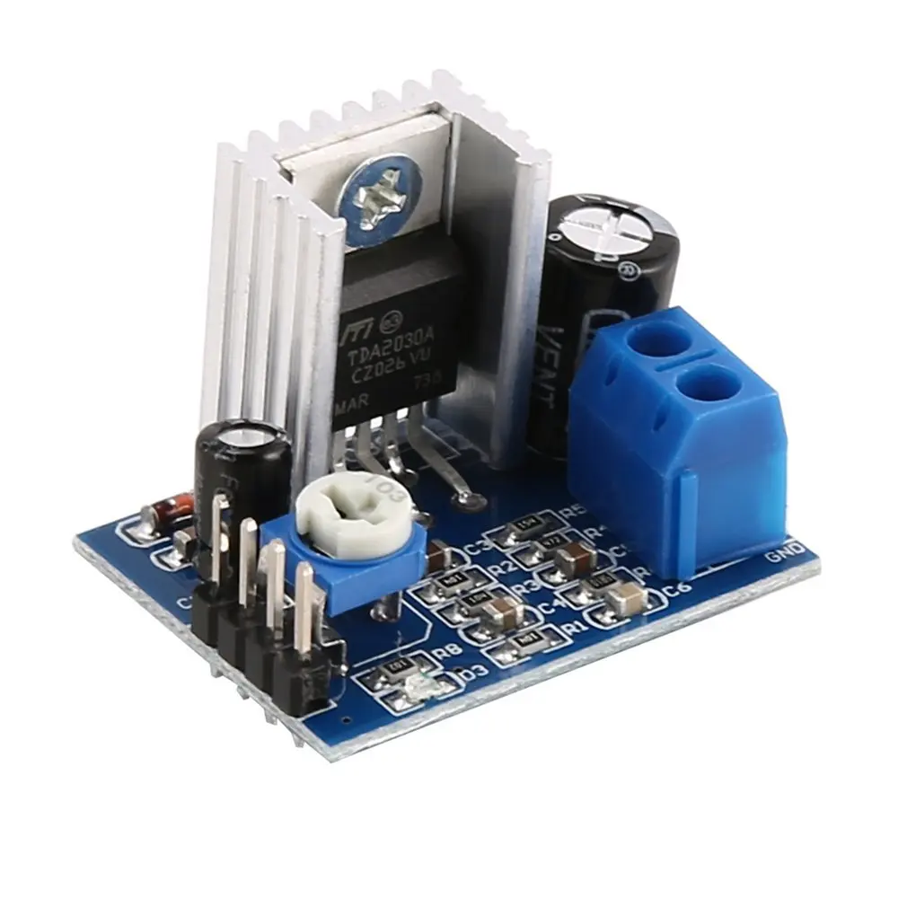 TDA2030A Super Mini DC 6-18V Power Amplifier Board Module Dual Channel Electronic DIY Tool Audio Amplify Volume Adjustable