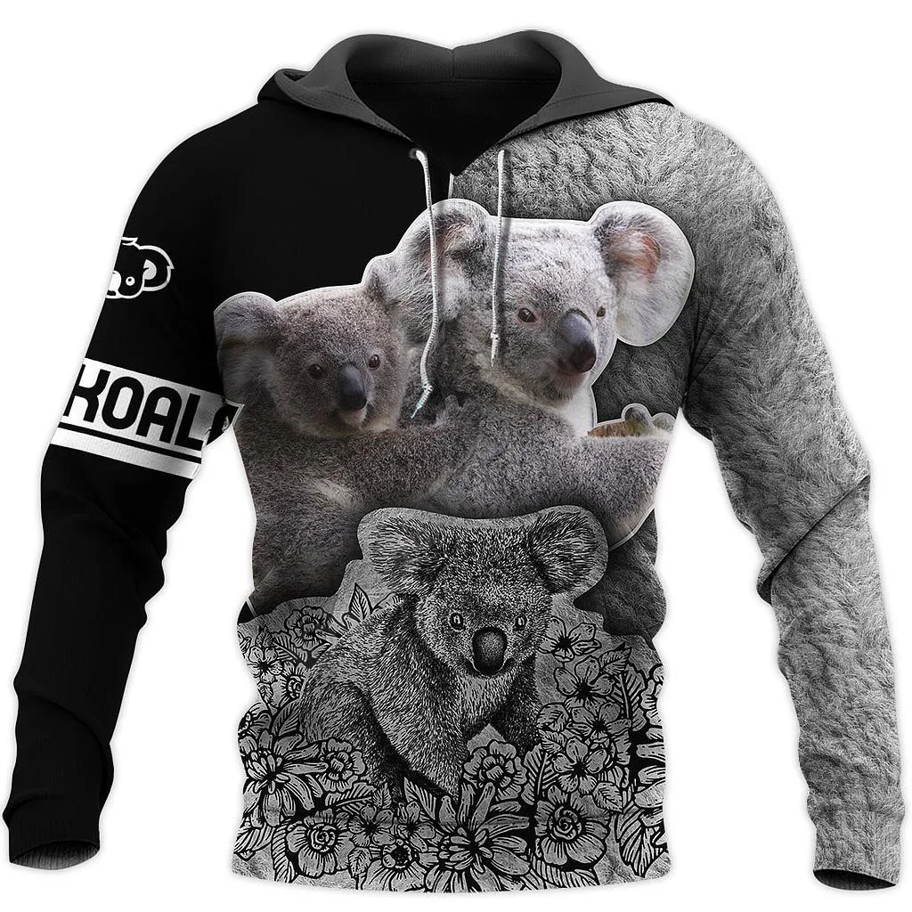 

PLstar Cosmos 3D Printed Beautiful Koala Funny Animal Harajuku Streetwear women for men Funny Hoodies/Sweatshirt/Jacket 04