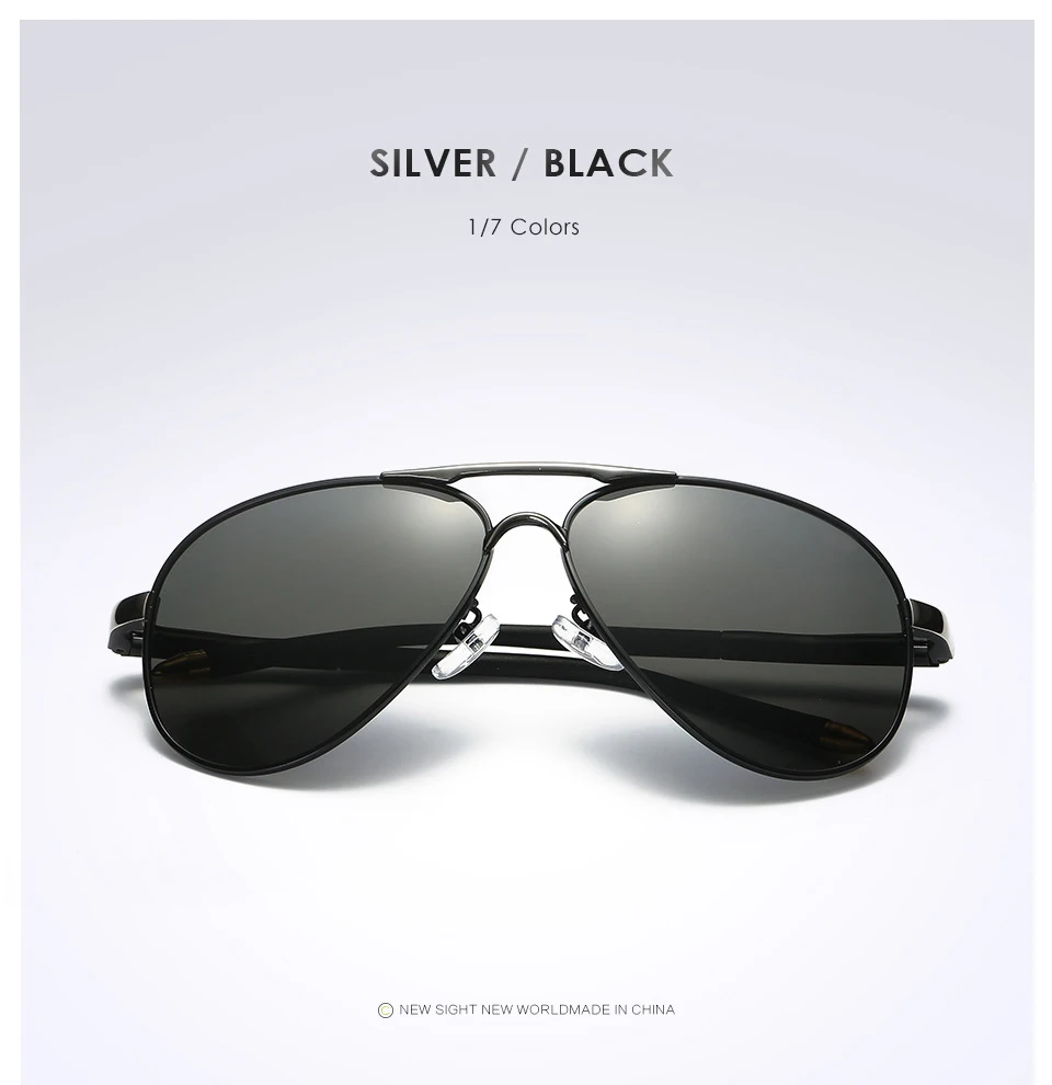 Neue Design Outdoor Sport Pilot Polarisierte Sonnenbrille Männer Frauen Anti-Glare Fahren Gläser Trendy Shades Spiegel Objektiv sonnenbrille – Detail 11