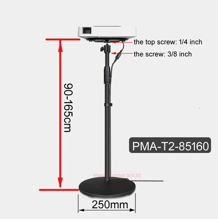(85-160CM) T2-85160A 10kg universal strong projector desktop stand with tray P2 X1 G1-S PPX4350 X6 ECHO 3 4 video table bracket