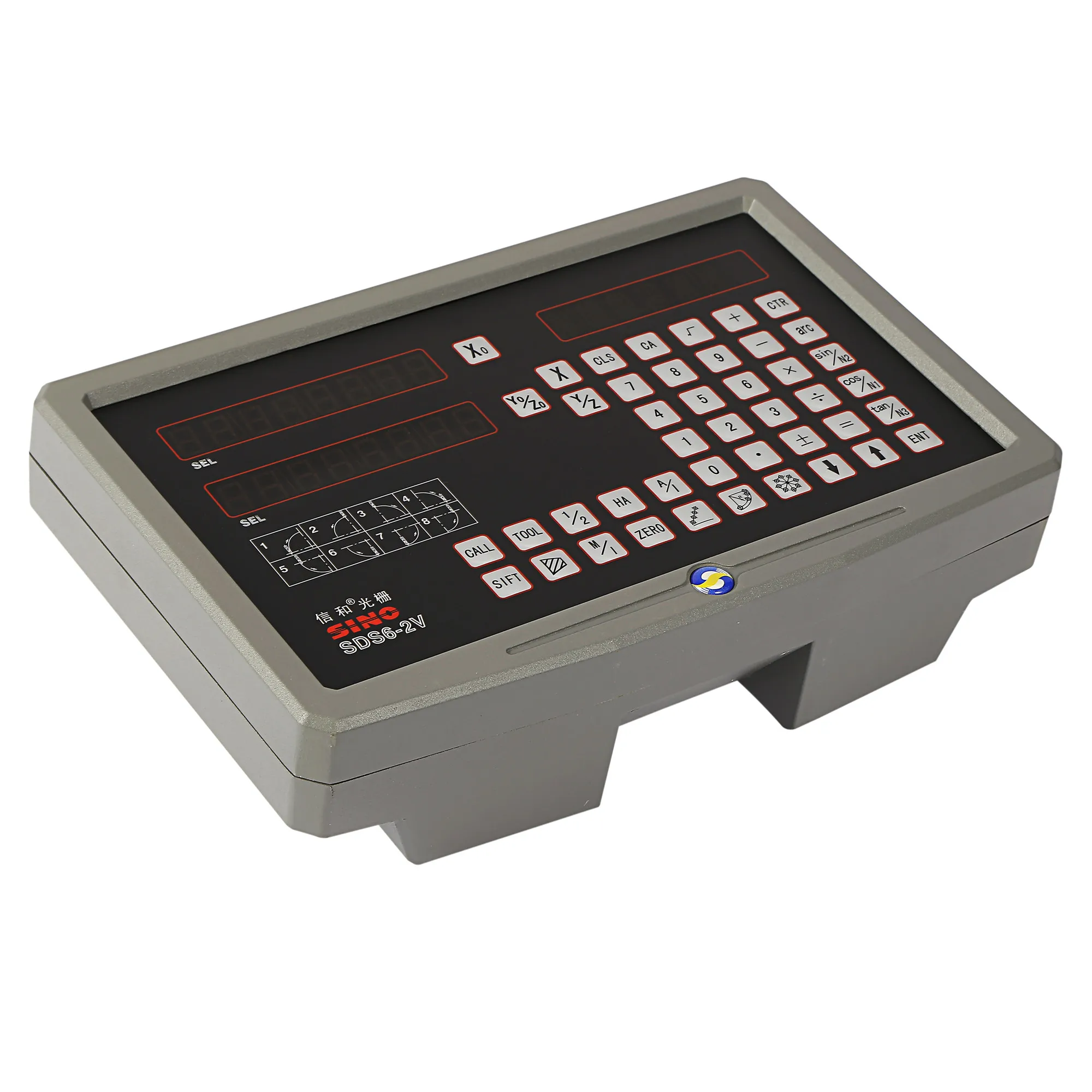 Imagem -02 - Sino Dro Kit para Torno de Usinagem 0.005 mm 0.001 mm Leitura Digital de Eixos Dro Mais Ka300 Codificador Linear Mais Ka500 Escala Linear Fina