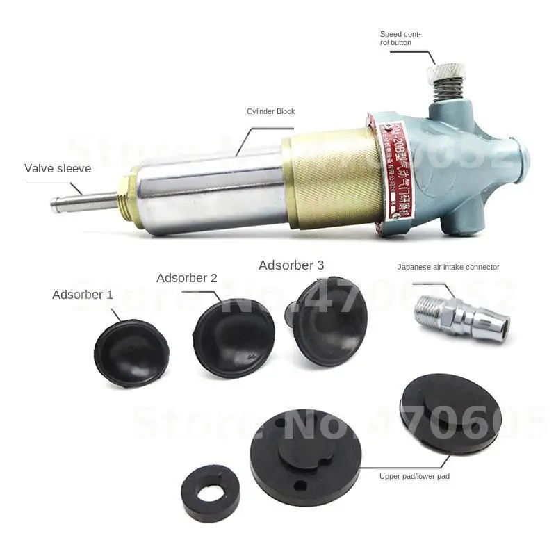 Air Operated Valve Lapper Automotive Engine Valve Repair Tool Pneumatic Valve Grinding Machine Valve Seat Lapping Kit Car Grind