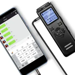 Telele V36 Voice Activated Digital Voice Audio Recorder 16GB 32G USB Pen Non-Stop 72hr Recording PCM External Microphone V36