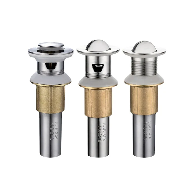 1PC Universal Basin Sink Pop Up Drain Waste Water-pipe Stopper Shower Bathtub Strainer Plug Bathroom Faucet Hardware Accessories