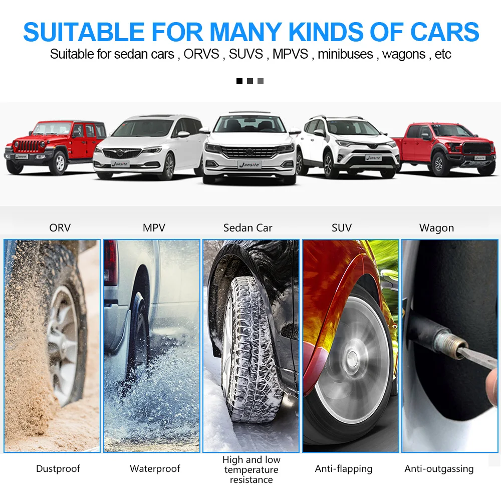Tire Pressure Monitoring System Tyre Pressure Sensor Auto Security Alarm Solar Power Temperature Warning Car TPMS