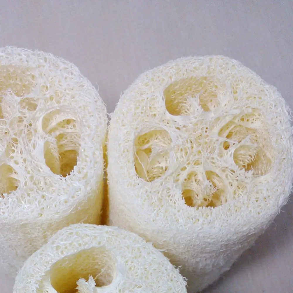 1 Pc Natural Loofah Gourd Sponge Bath Rub Dishes Cleaning Body Shower Exfoliating Scrubber Tool Sponge Scrubber