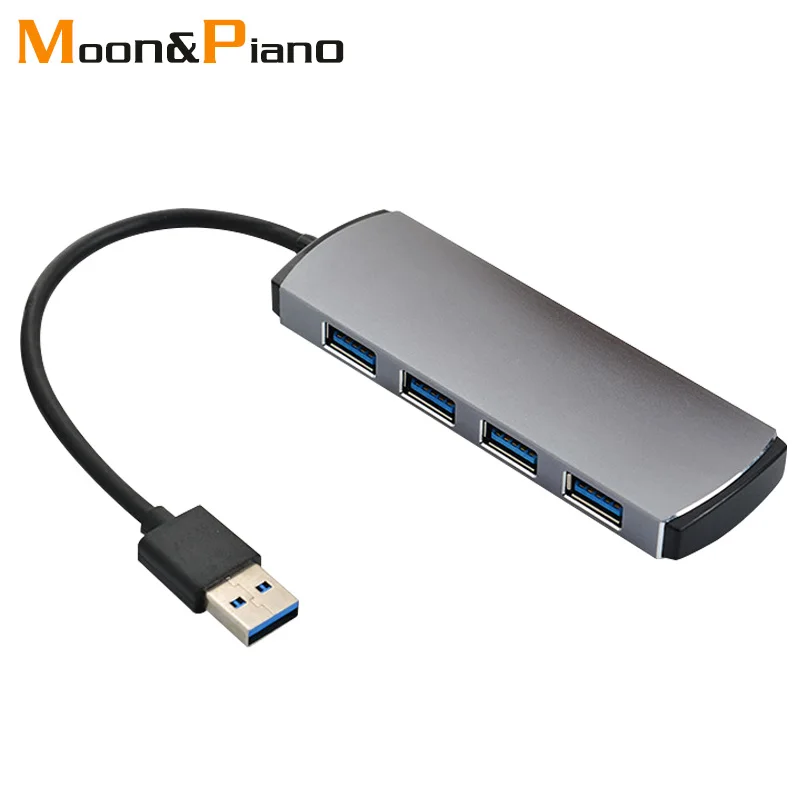 

4 Port USB 3.0 HUB Multi usb Port Splitter Adapter 5 Gbps Data Transmission High Speed Hard Disk Keyboard Scanner Converter