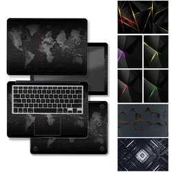 Zwarte Geometrie Cover Laptop Skin Stickers Notebook Film Vinyl Sticker 12 