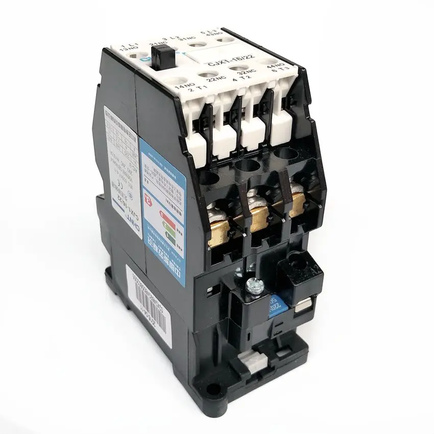 CHINT CJX1-16/22 AC Contactor 3TB AC Contactor 2NO 2NC 50Hz  AC110V AC220V AC380V AC24V AC36V