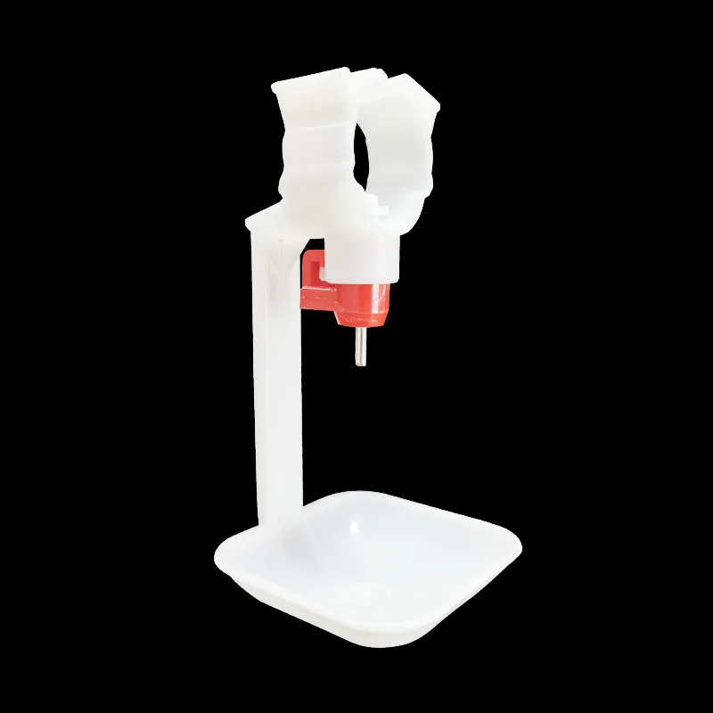 1 Pcs Poultry Feeding Tool White Chicken House Nipple Drinker Hanging Cup 25mm Water Pipe Buckle White Chicken Drinking Bowl