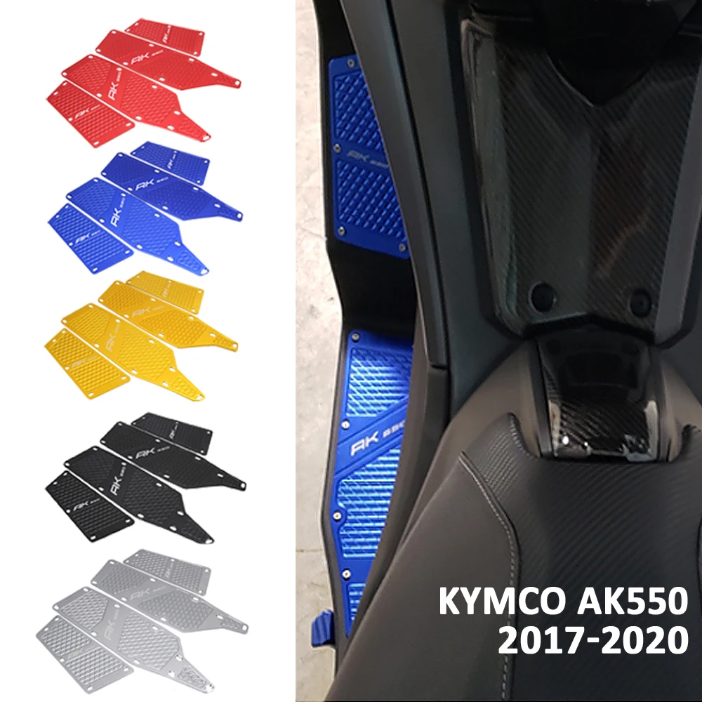 

NEW Motorcycle For KYMCO AK550 AK 550 2017-2020 Floorboards Foot Pegs Pedal Front and Rear Footrest Footboard Step