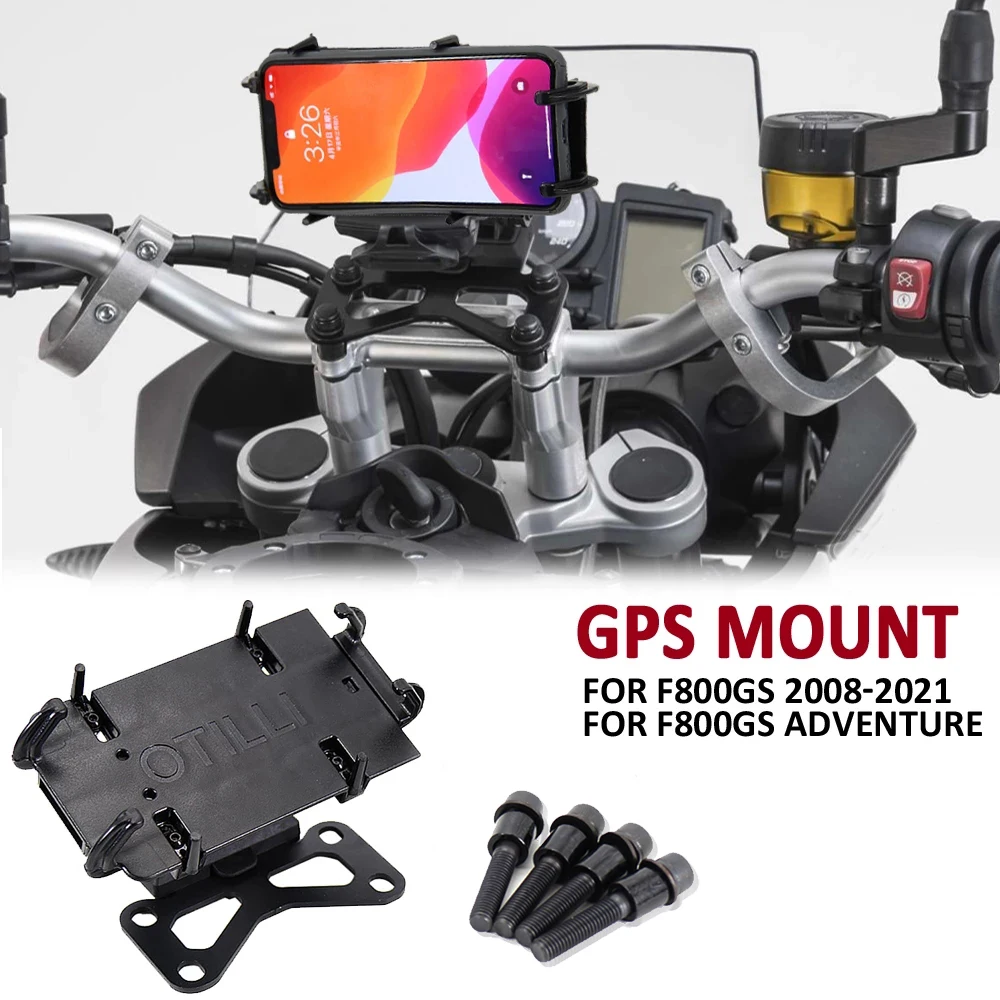 

NEW Motorcycle GPS Navigaton Plate Bracket Front Phone Stand Holder Phone For BMW F800GS/F800GS Adventure