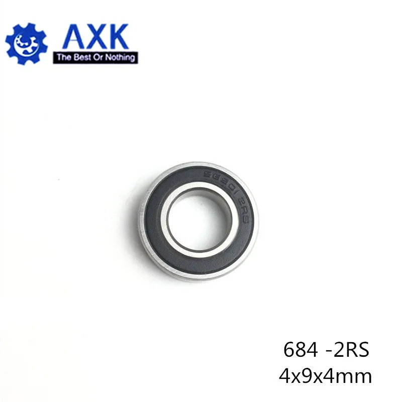 

684-2RS Bearing 4*9*4mm ( 10 PCS ) ABEC-1 Miniature '684RS Ball Bearings L-940DD