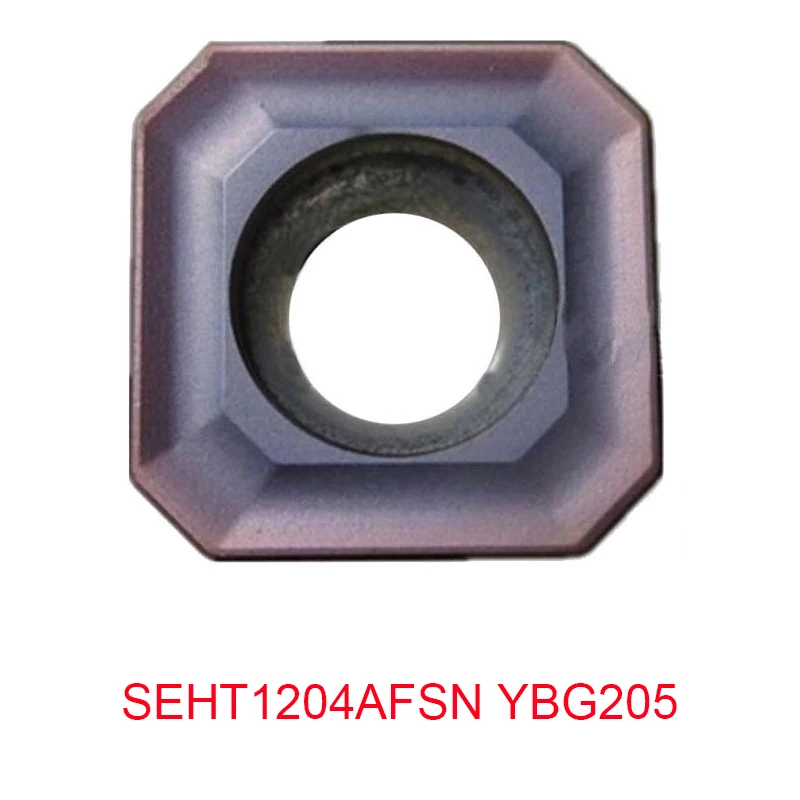 Original SEHT 1204AFSN SEHT1204AFSN YBG203 YBG205 Genuine CNC Milling Cutters Carbide Insert Lathe Tools 10 pcs/lot