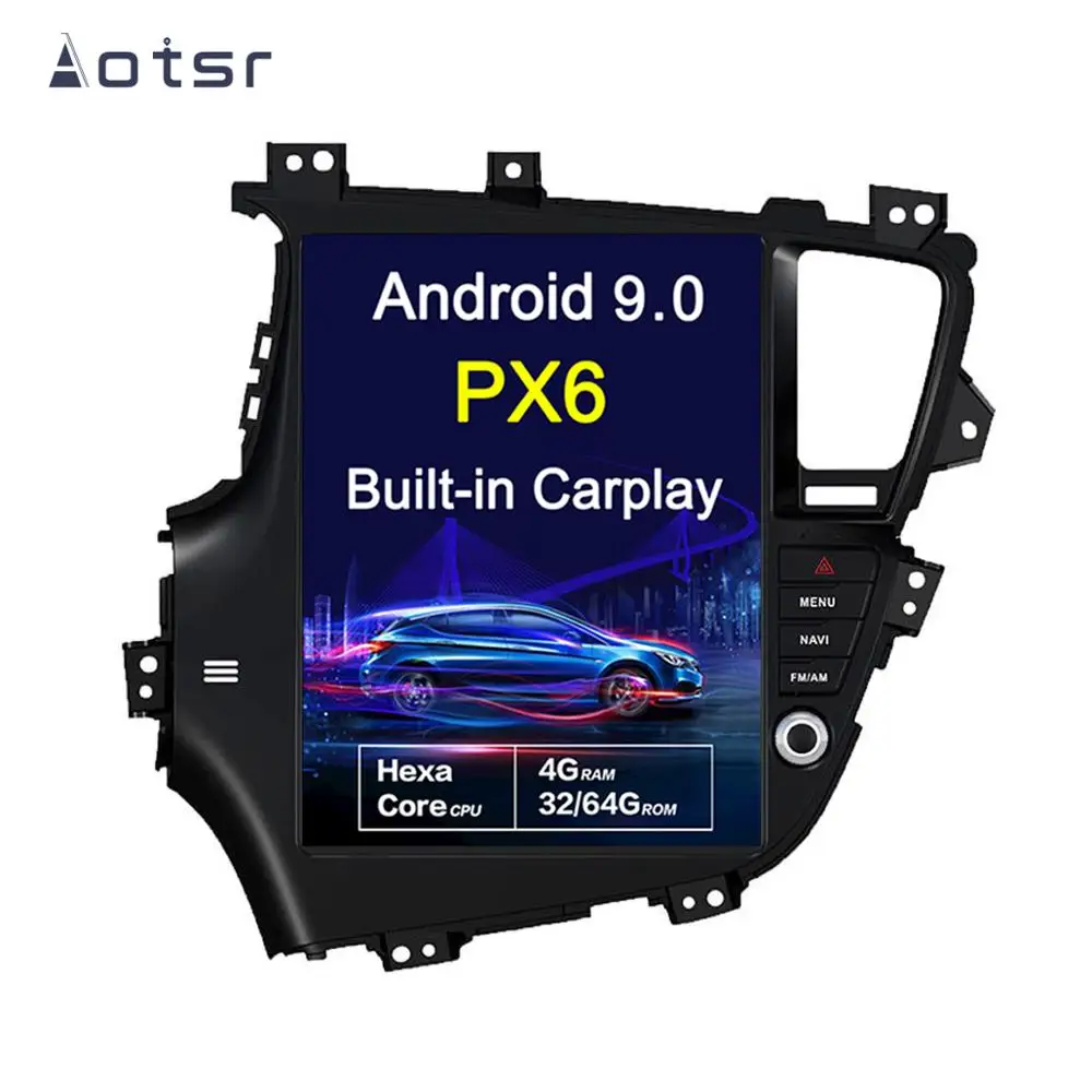 

Android 9.0 Tesla Car Radio GPS Navigation For KIA Optima K5 2010-2013 Multimedia Player 2Din Autoradio Stereo Head Unit Screen