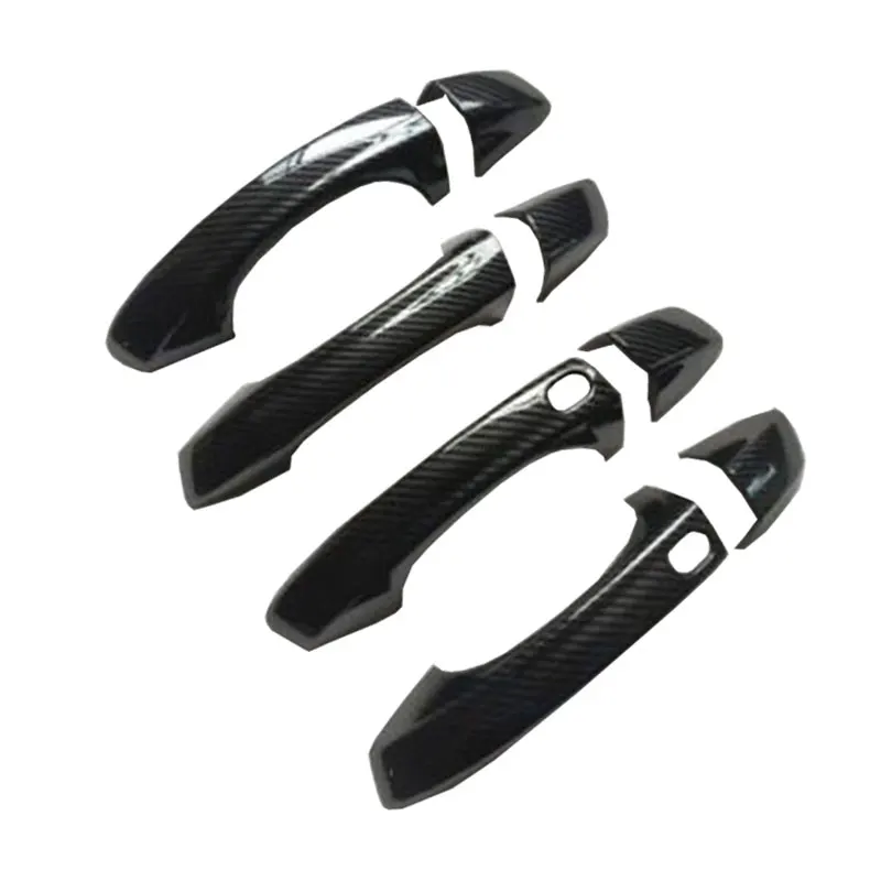 Door Handle Cover Trim for Volkswagen Vw Golf 7 Mk7  Car Accessories Plastic Imitation Carbon Fiber