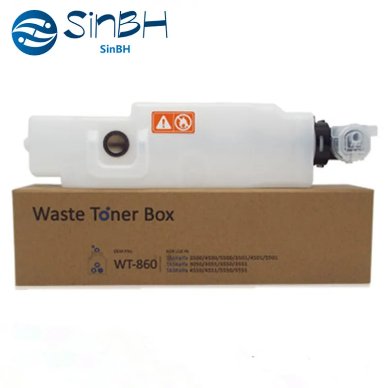 4PCS X Waste Toner Box WT-860 For Kyocera TASKalfa 3500i 3501i 4500i 4501i 5500i 5501i 3050ci 4500 5500 Waste Powder Tank Bottle