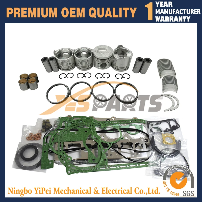 

New Overhaul Rebuild Kit for Isuzu D201 2.2DI Engine STD Engine