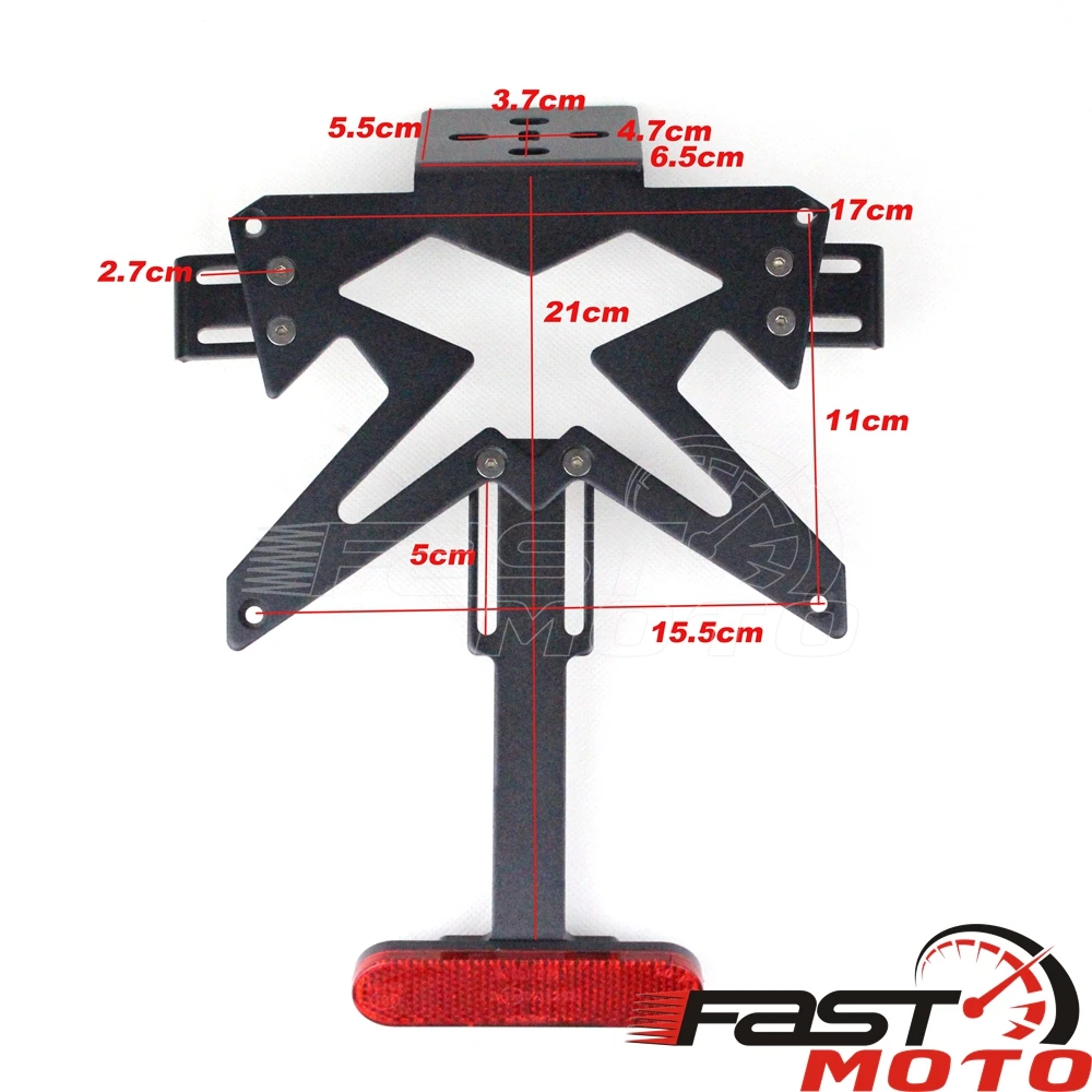 Motorcycle License Plate Bracket Tail Tidy Fender Eliminator Kit For Yamaha Honda Kawasaki Z800 Z750 Z1000 Z900 ER6N ER6F Ninja