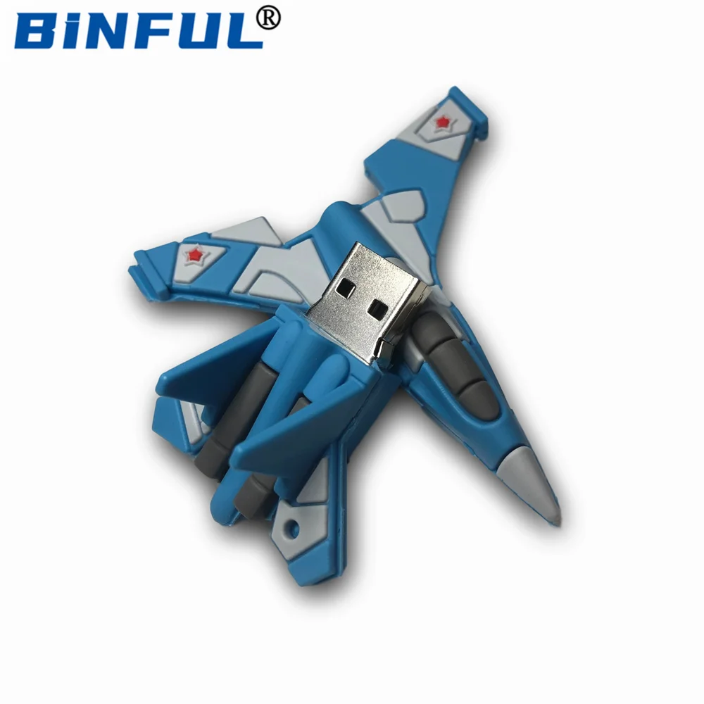 BINFUL Aircraft Usb Flash Drive Plane Pendrive 256GB 4G 8GB 16GB 32G 64GB128GB USB Flash Drive Memory Stick U-Disk Flash Storage