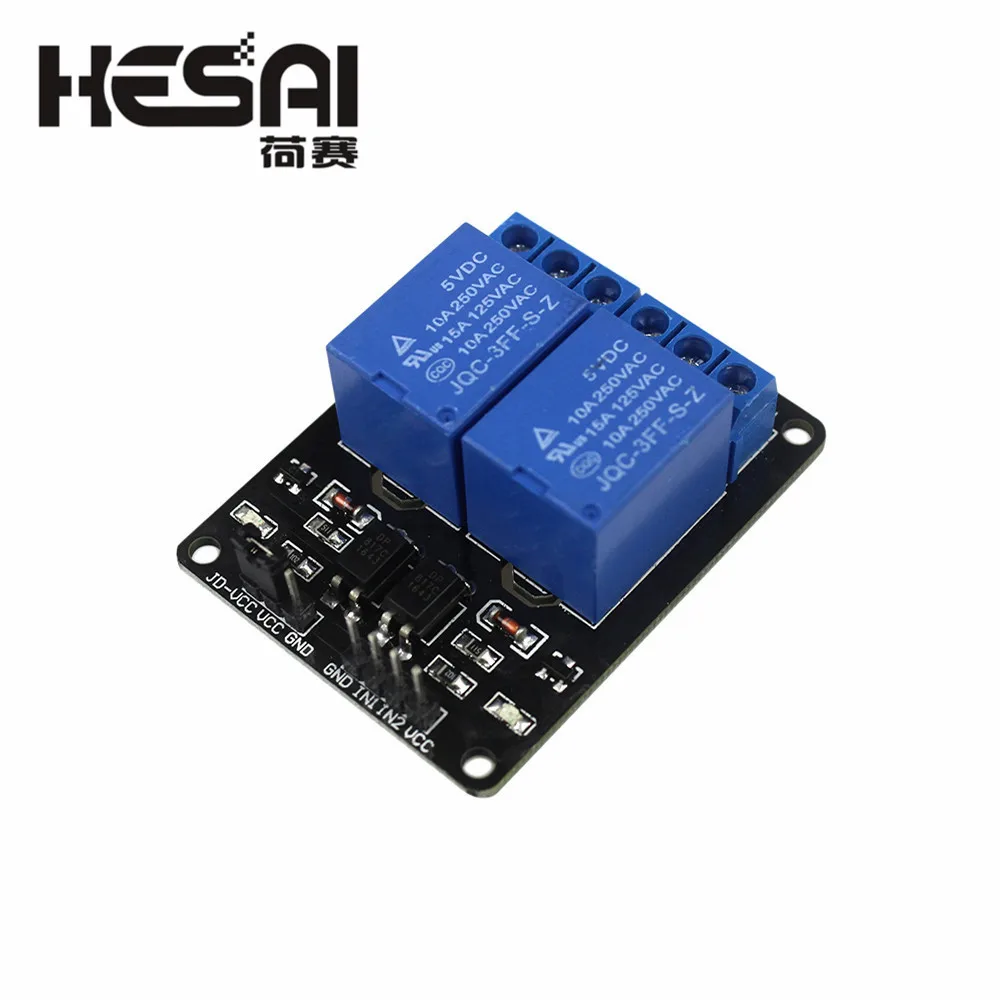 2 Channel New 2 Channel Relay Module Relay Expansion Board 5V/12V Low Level Triggered 2-way Relay Module