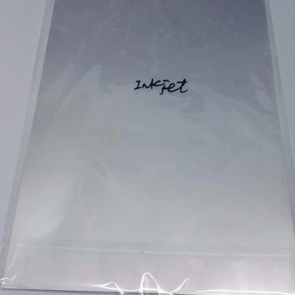 Papier d'étiquettes autocollantes en argent vierge pour imprimante INKJET, couche spéciale professionnelle, A4, 256, 40 microns