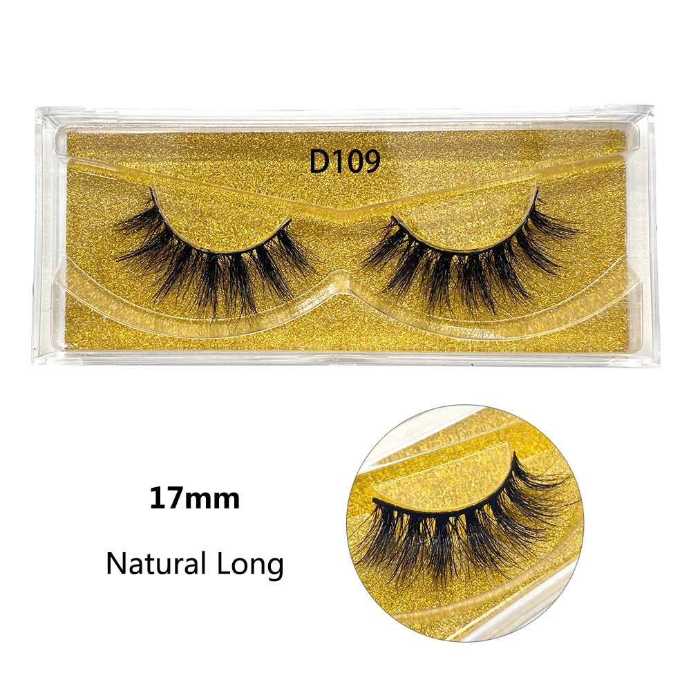 3D Mink sztuczne rzęsy naturalne długie 17mm puszyste Curl upiększyć Curvatur styl wygodne realistyczne A14 A21 D808