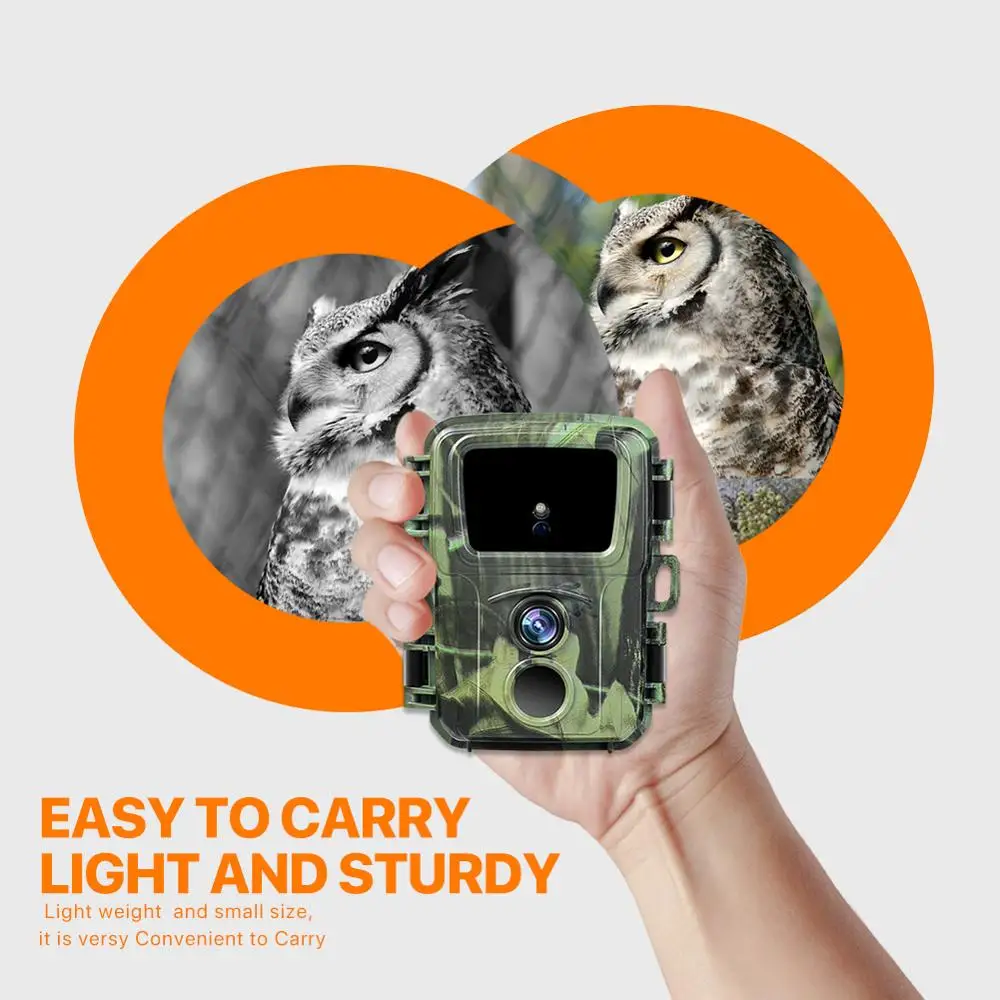 Mini Trail Hunting Camera 20MP 1080P Wild Photo Trap Mini600 Wildlife Forest Animal Cameras iP65 Waterproof Surveillance Track