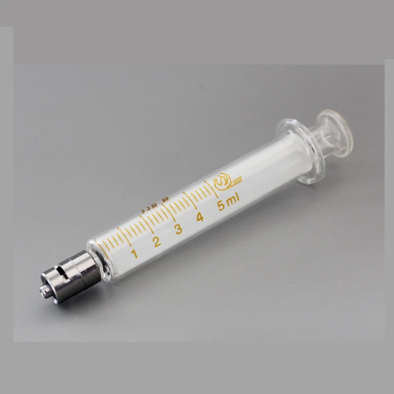 Glass Syringes Ruhr Copperhead For Injection Glass Sampler Luer Glass Injector 1ml/2ml/5ml/10ml/20ml/30ml/50ml/100ml