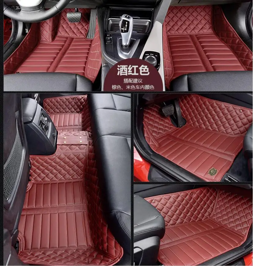 3D Luxury Slush Floor Mats Foot Pad Mat For Nissan Patrol Y62 7seats 2011 2012 2013 2014 2015 2016 2017 (7colors)