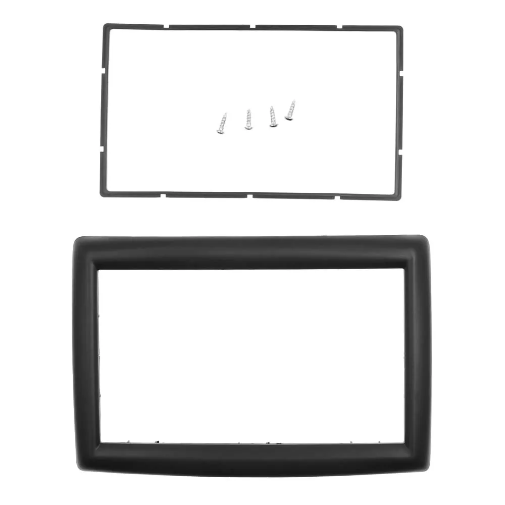 Double 2DIN Car Radio Fascia for RENAULT Megane II 2003-2009 frame stereo facia panel dash mount kit adapter Bezel frame