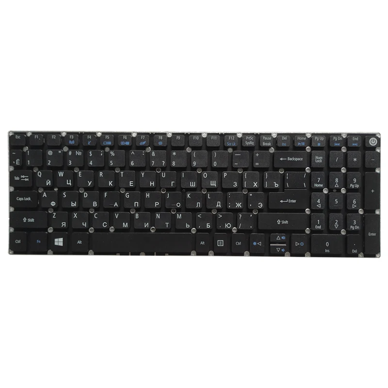 New Russian Keyboard For ACER Aspire E15 E5-576 E5-576G E5-576G-5762 E5-576G RU Black