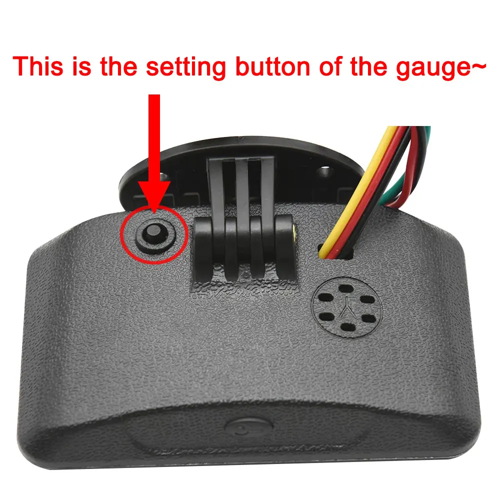 H 4in1 LCD Car Digital Gauge Oil Pressure Fuel Voltage Water Temperature Meter M10 Temp Sensor Auto Replacement Parts 12V 24V