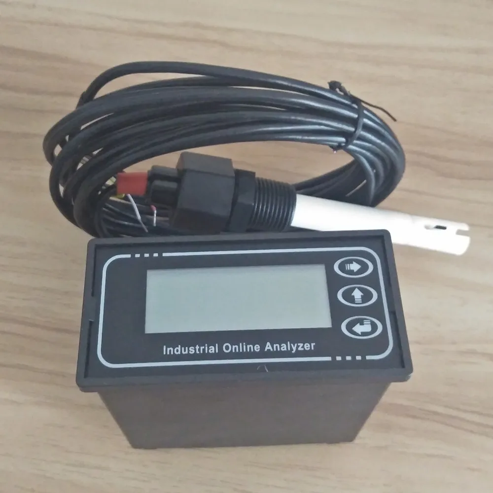 

Conductivity Monitor Tester Meter Analyzer Industial Online EC Controller with 5M Sensor Range 20us 20ms 4000uS/cm with Relay