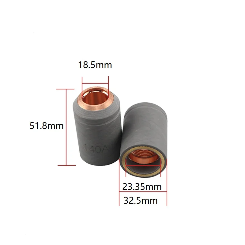 23PCS A141  Plasma Torch Consumables Tip PD0101 Electrode PR0101 Swirl Ring PE0101 Nozzle PC0101 Spacer Springs