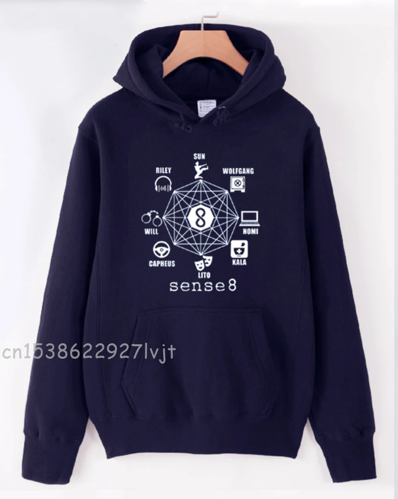 Sense 8 riley sun wolfgang nomi kala lito capheus will couple Clothes girls woman female Winter Premium Cotton Cotton Hoodies