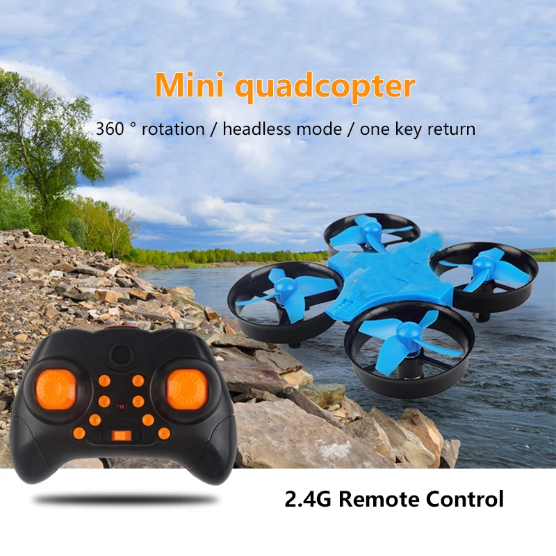 DIY Mini 2.4G RC Drone 4CH 6-Axis Gyro RC Quadcopter PK Eachine 010 JJRC H36 Mode W/ Extra Batteries Aircraft