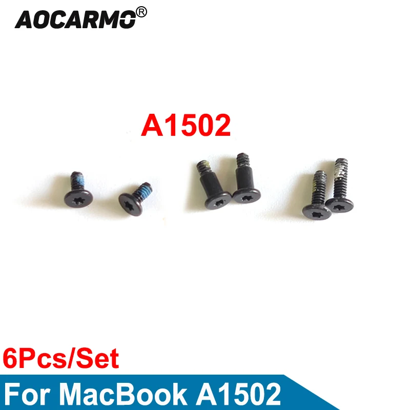 Aocarmo Full Set Screws Internal Horn Screw Of Motherboard For MacBook A1502 Inside Motherboard Screws Bolt Replacement Parts