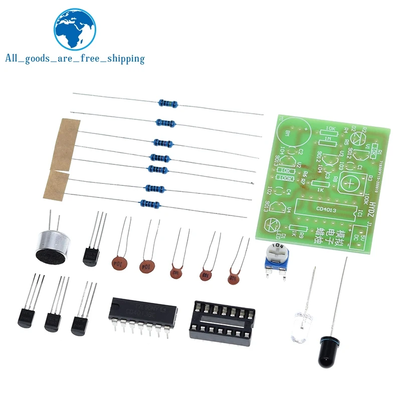 DIY Kit Module Analog Electronic Candle Lights + Blowing Control Simulation Candle Suite Trousse Timer Componentes Eletronico