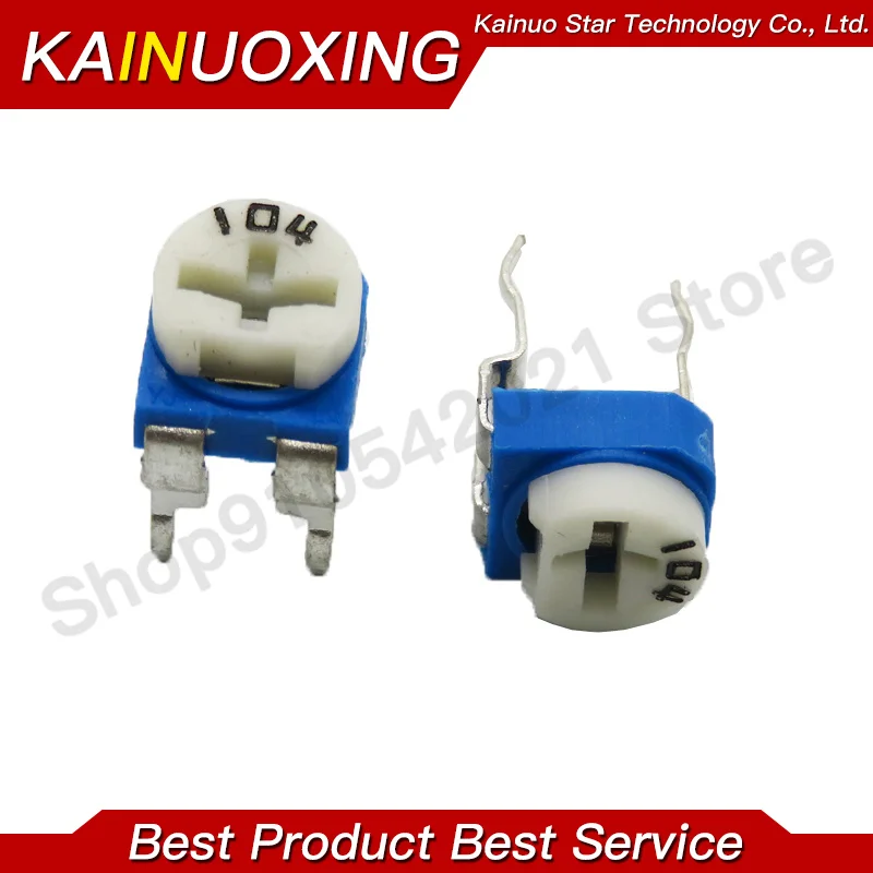 20pcs RM065 RM-065 100 200 500 1K 2K 5K 10K 20K 50K 100K 200K 500K 1M ohm Trimpot Trimmer Potentiometer variable resistor