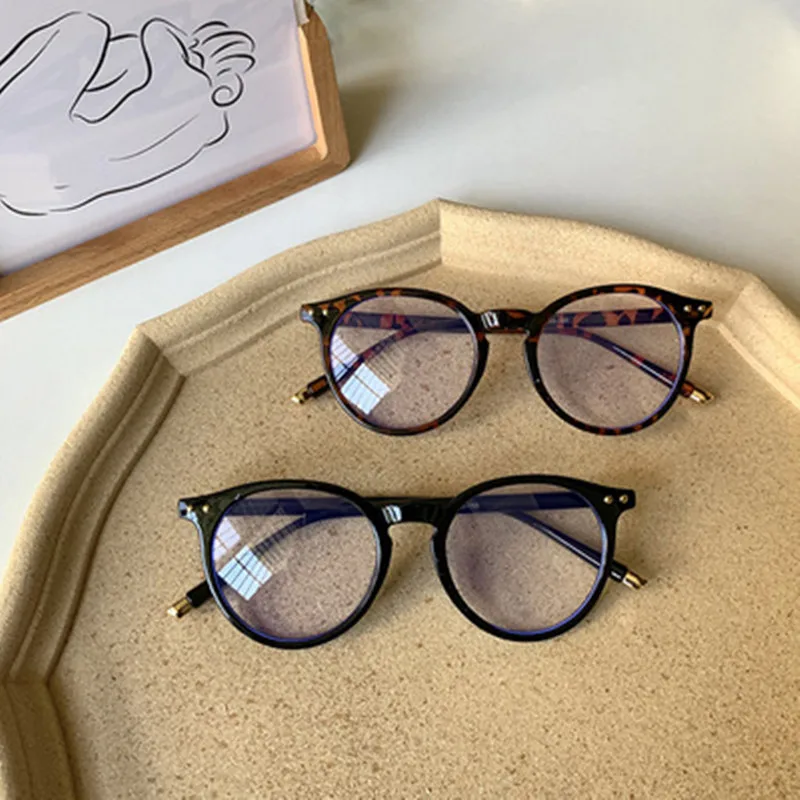 New Anti Blue Light Glasses Frame for Women Vintage Blue Light Computer Men Spectacle Round Optical Eyewear High Quality Gafas