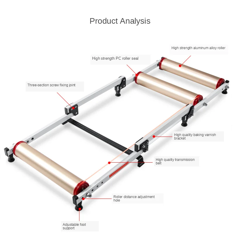 Plataforma de entrenamiento para bicicleta, equipo de fitness para interiores, de montaña y carretera